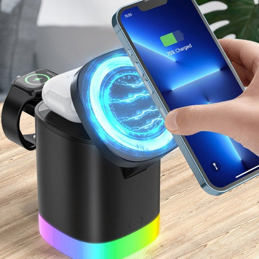 3 In 1 Magnetic Wireless Fast Charger Station