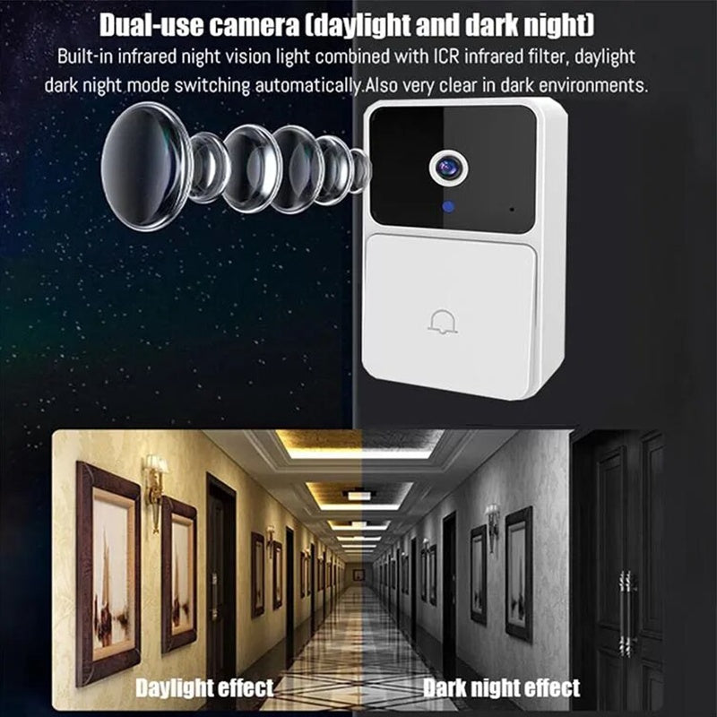 Wireless Night Vision Video Doorbell Camera